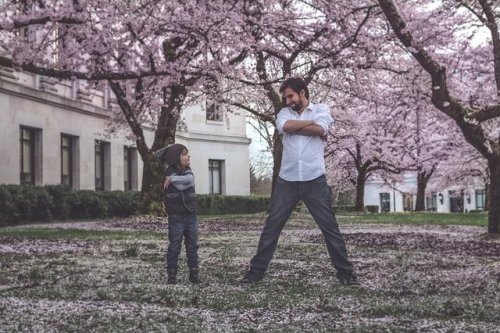 Why do children laugh when you call them out?