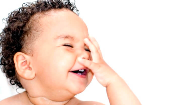 Child laughing 