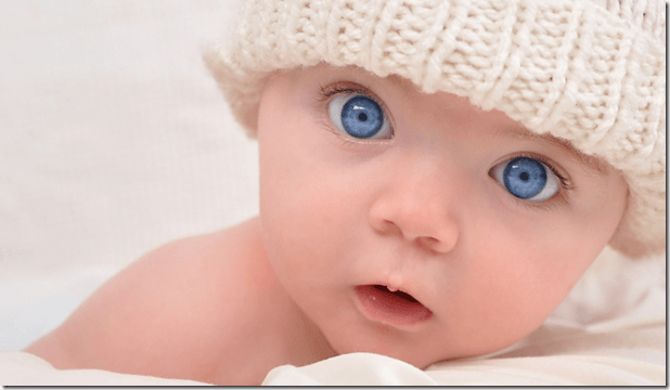 Baby blue eyes