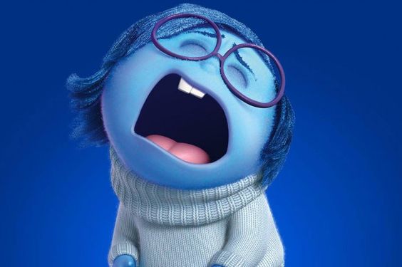 Cartoon boy crying