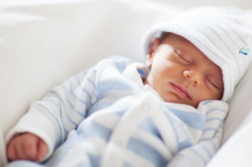 Heerlijk slapen als het baby's bedtijd is