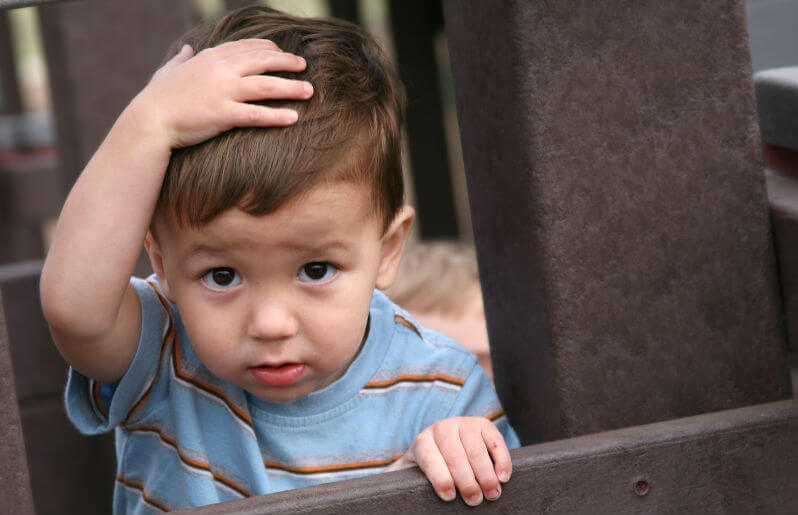 when your child hits their head