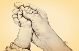 When Your Baby's Tiny Hand Grabs Your Finger