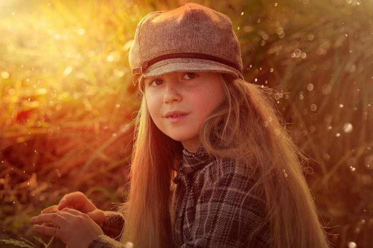 Girl int he sunshine