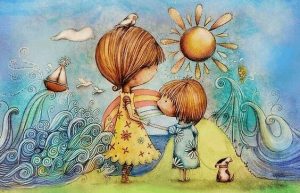 Mom, Don't Forget To Listen To Me, Kiss Me And Enjoy Time With Me