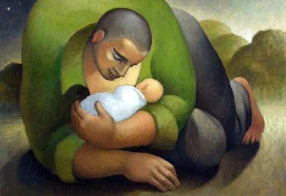Father-present-with-child