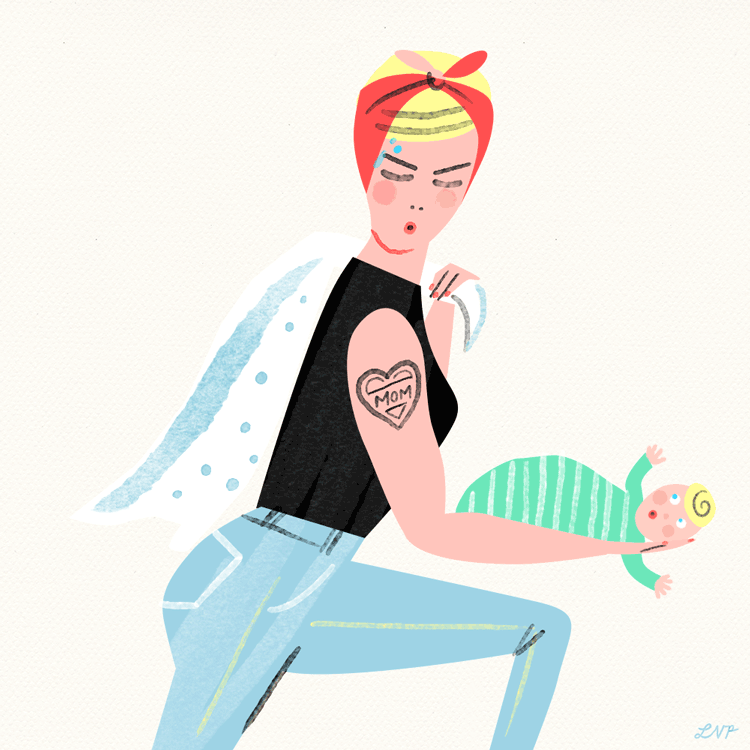 Strong-mothers-working-women