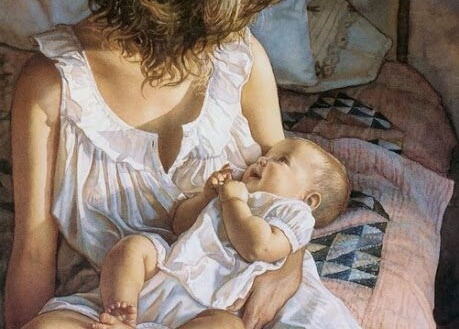 Baby-hears-mother