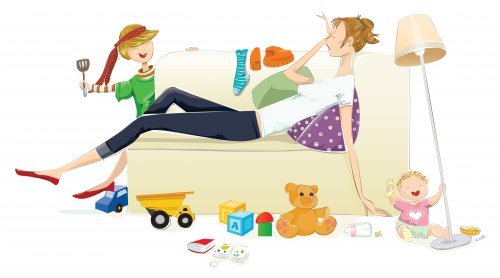 mother who feels exhausted
