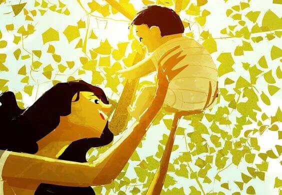 my dearest child, you're the pillar that keeps me standing