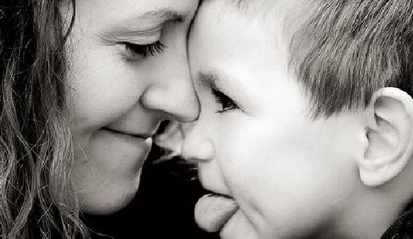 mother and son