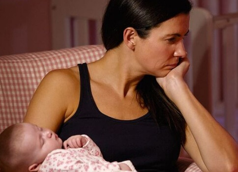 happily exhausted mom