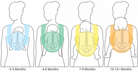 babywearing positions