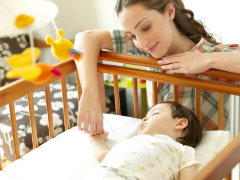 ideal sleeping position for your baby