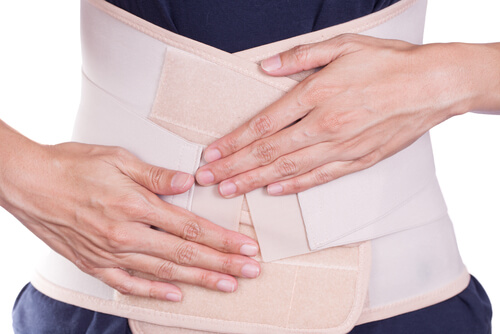 Mothers postpartum girdle