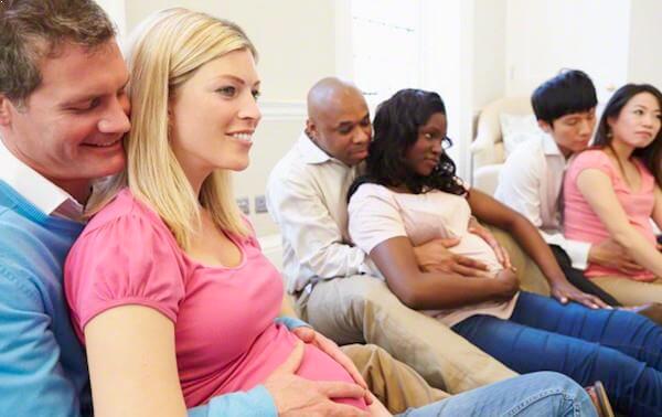 Couples lamaze class