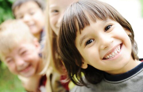 Group of SEN children smiling