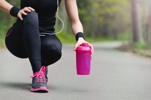 woman exercising