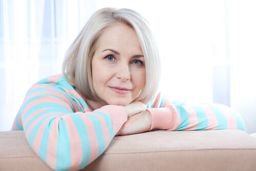 A woman going through menopause.