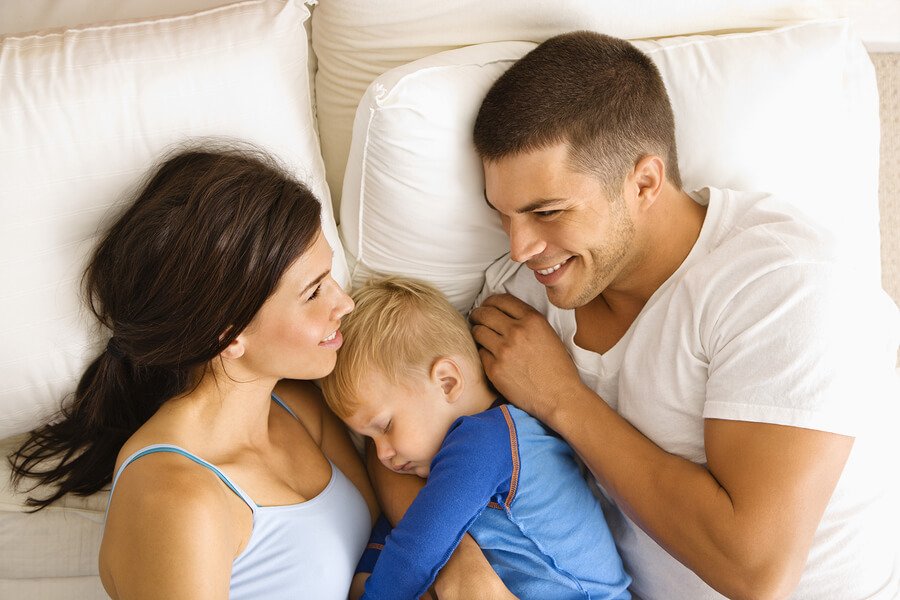Co-sleeping with your baby.