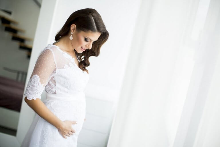 The Best Wedding Dresses for Pregnant Women