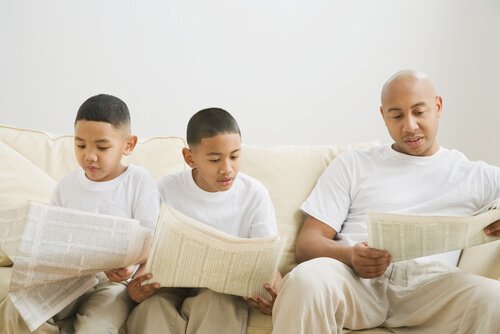 A family reading
