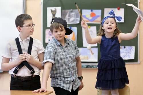 Children acting