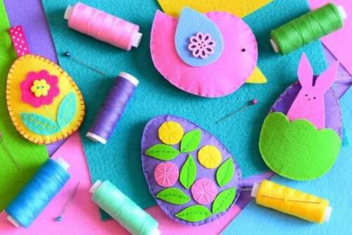 3 Great Crafts with Felt to Make with Your Children