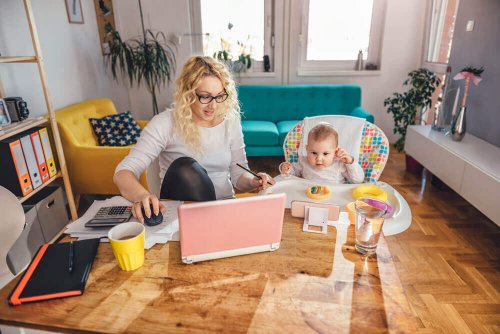 The Challenge of Caring for Children While Working from Home