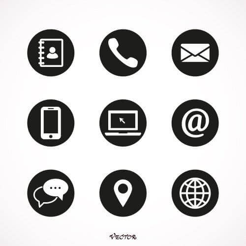 Communication pictograms.