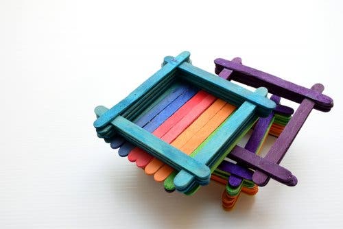 5 Children's Crafts with Ice Cream Sticks