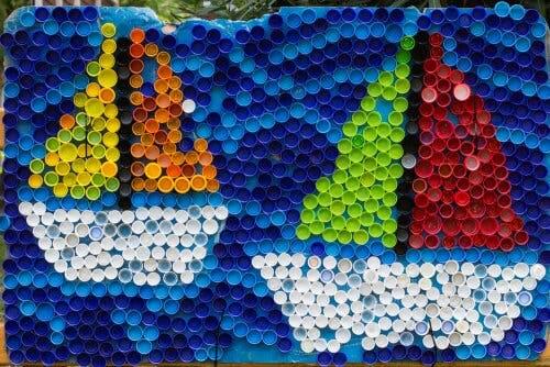Crafts for Kids Using Bottle Tops: 4 Ideas