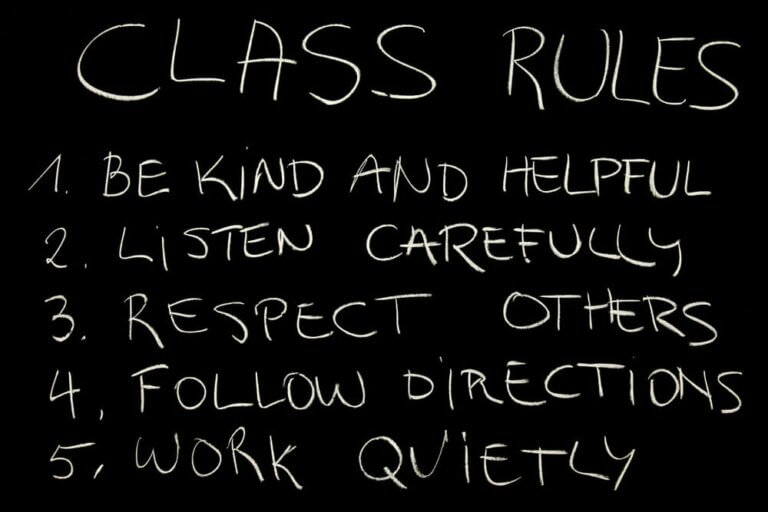 How to Create and Reinforce Classroom Rules
