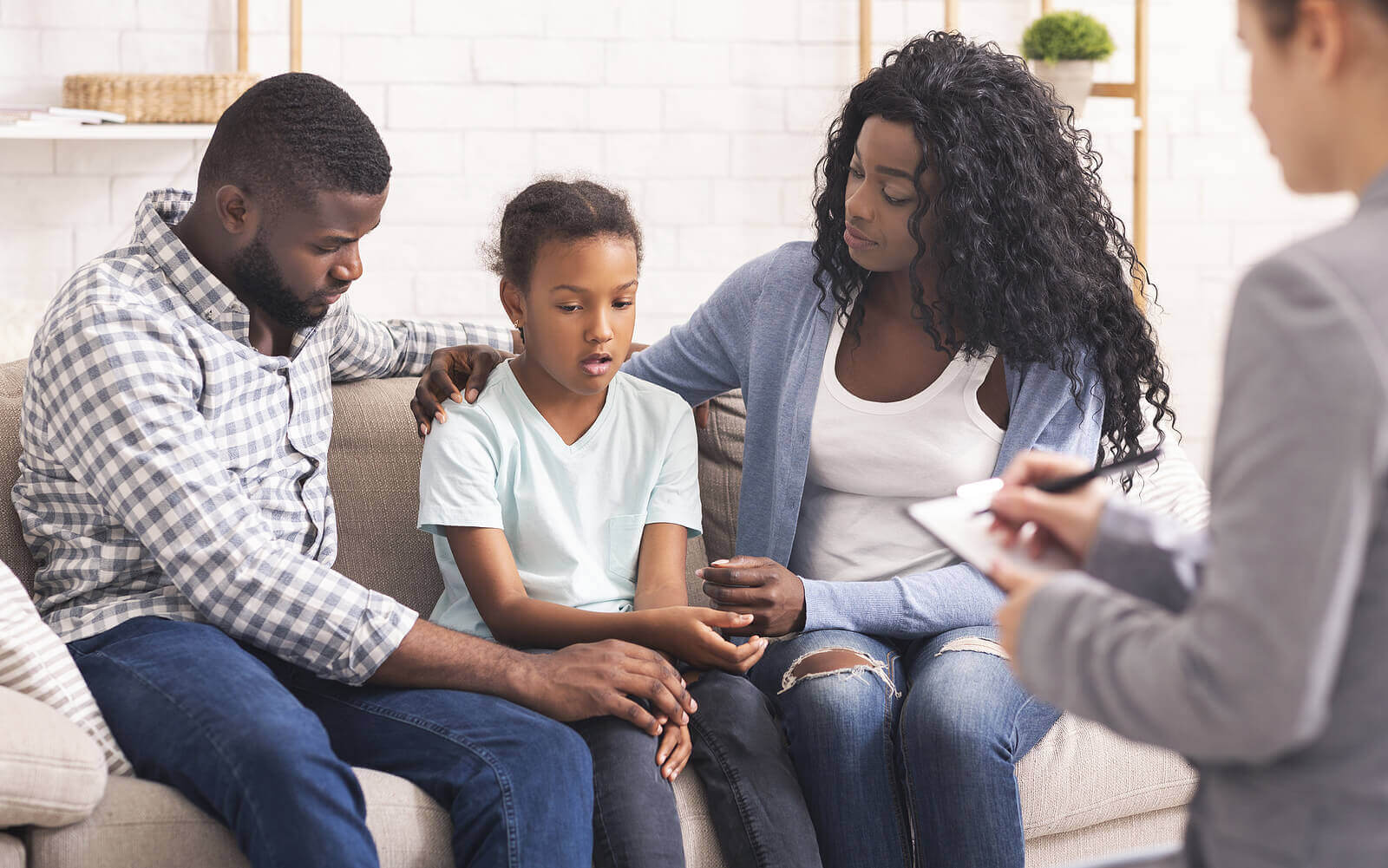 A family therapy session.