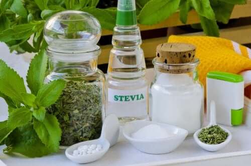 A variety of natural and synthetic sweeteners.