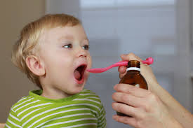 Medicine to children.