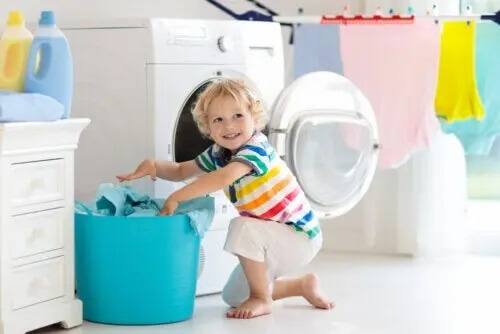 Simple chores for a child.