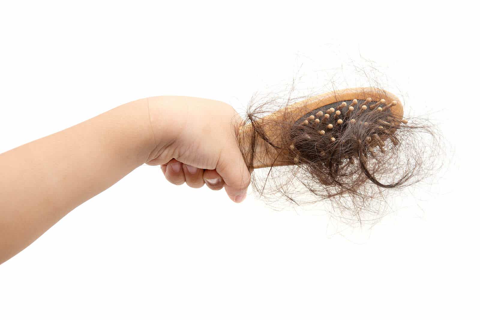 Children loose hair.