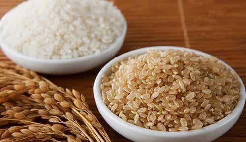 Brown rice.