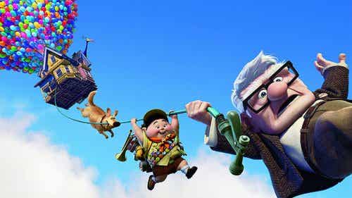 A scene from the movie Up.