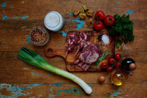 Groenten rijk aan ijzer.