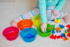 Montessori Games for Children from 0 to 3 Years Old