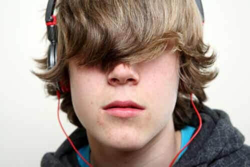 Child in full transition to adolescence.
