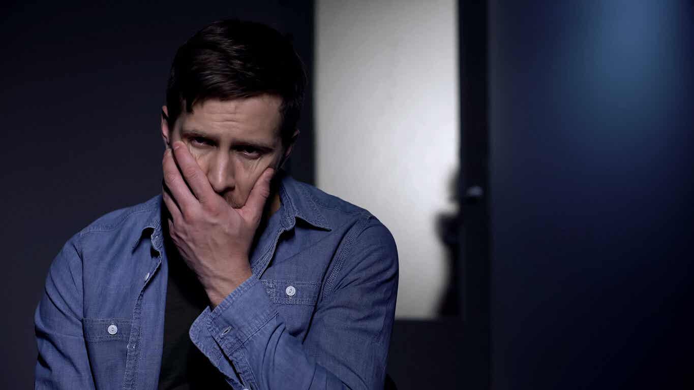 Przygnębiony ojciec