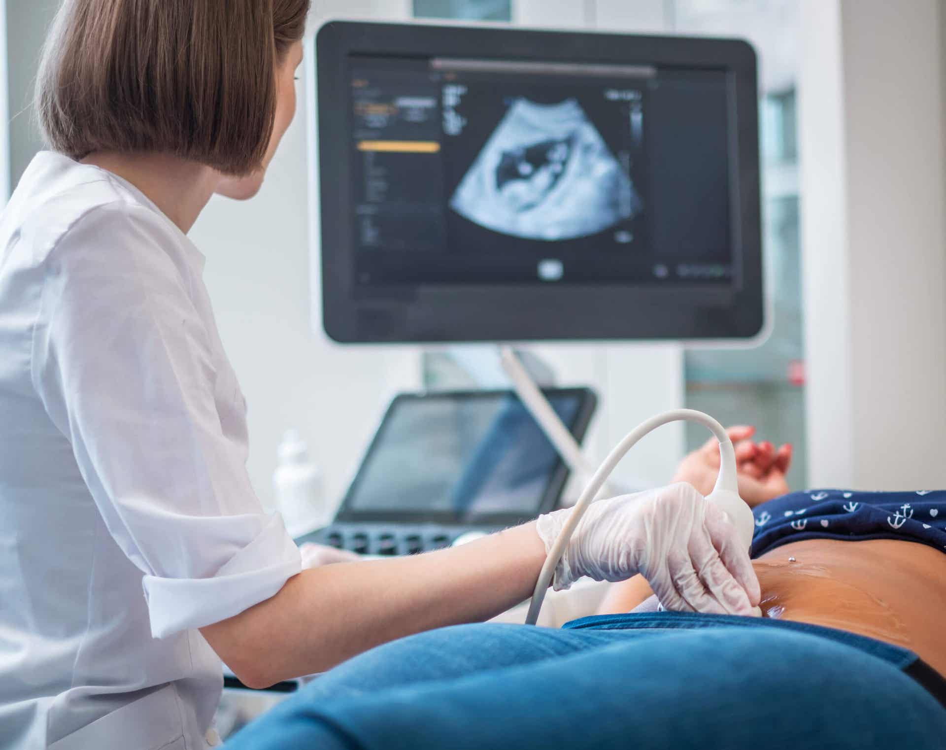 Ultrasound scan.