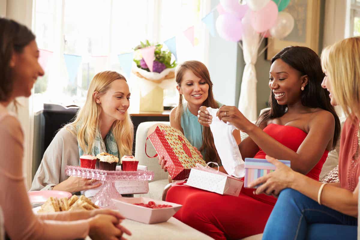 Women at a baby shower.