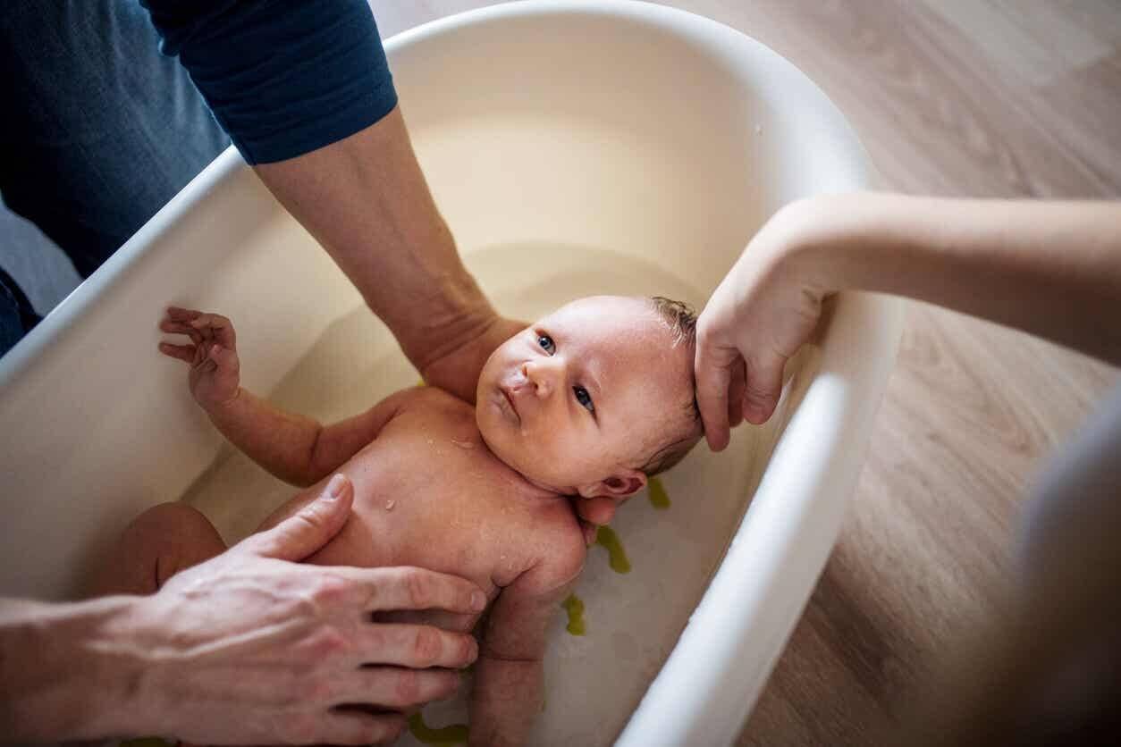Wash your baby's hair.