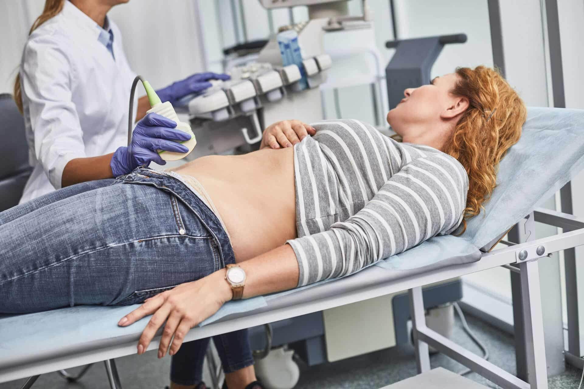 An ultrasound can be done in week 16.