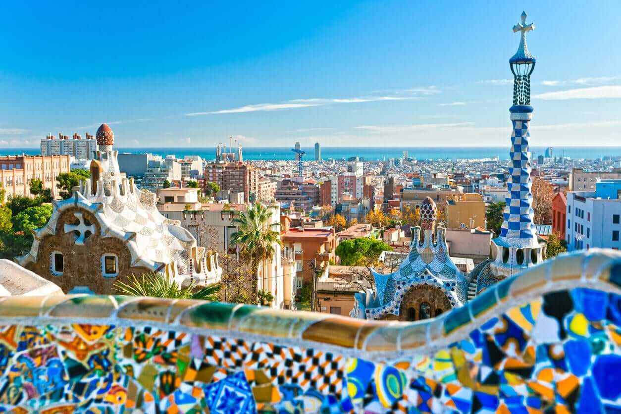 A view of Barcelona.