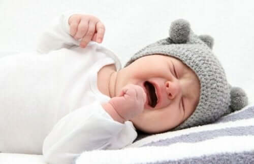 Een huilende baby